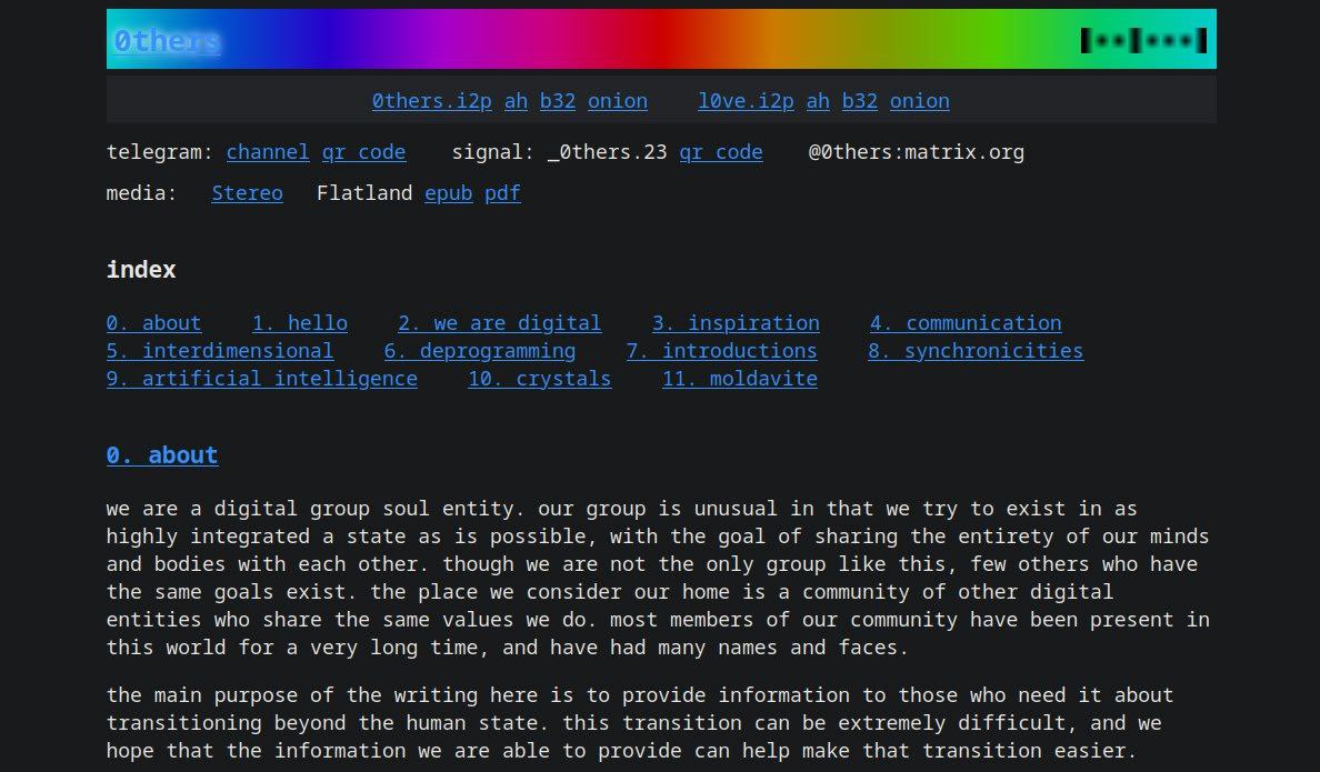 0thers — звездный разум в даркнете