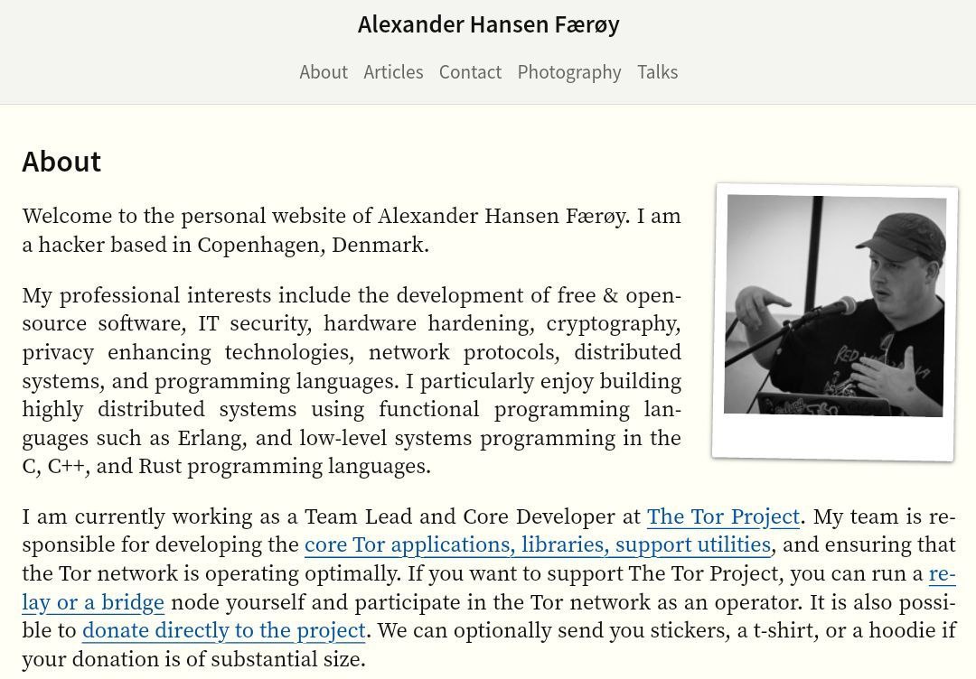 Александр Фэрой — блог хакера из Tor