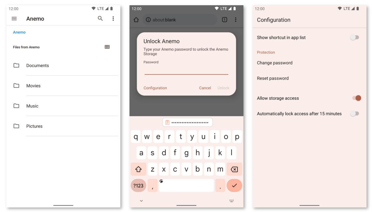 Anemo — просто прячем файлы в Android