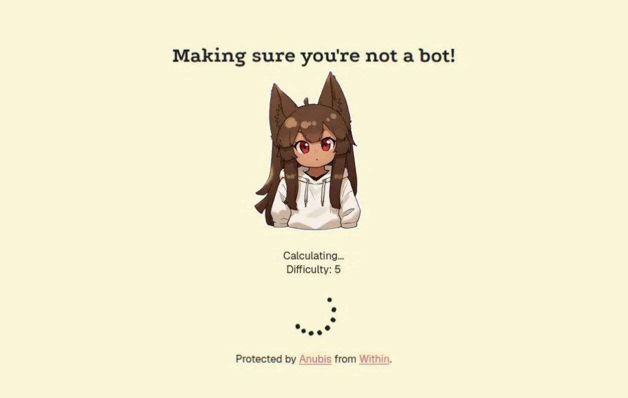 Anubis — скажи «нет» бездушным ботам