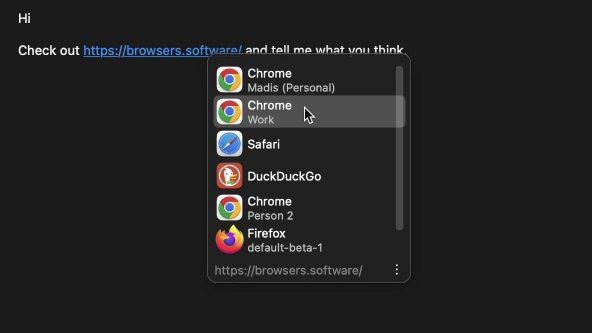 Browsers — укротитель ссылок