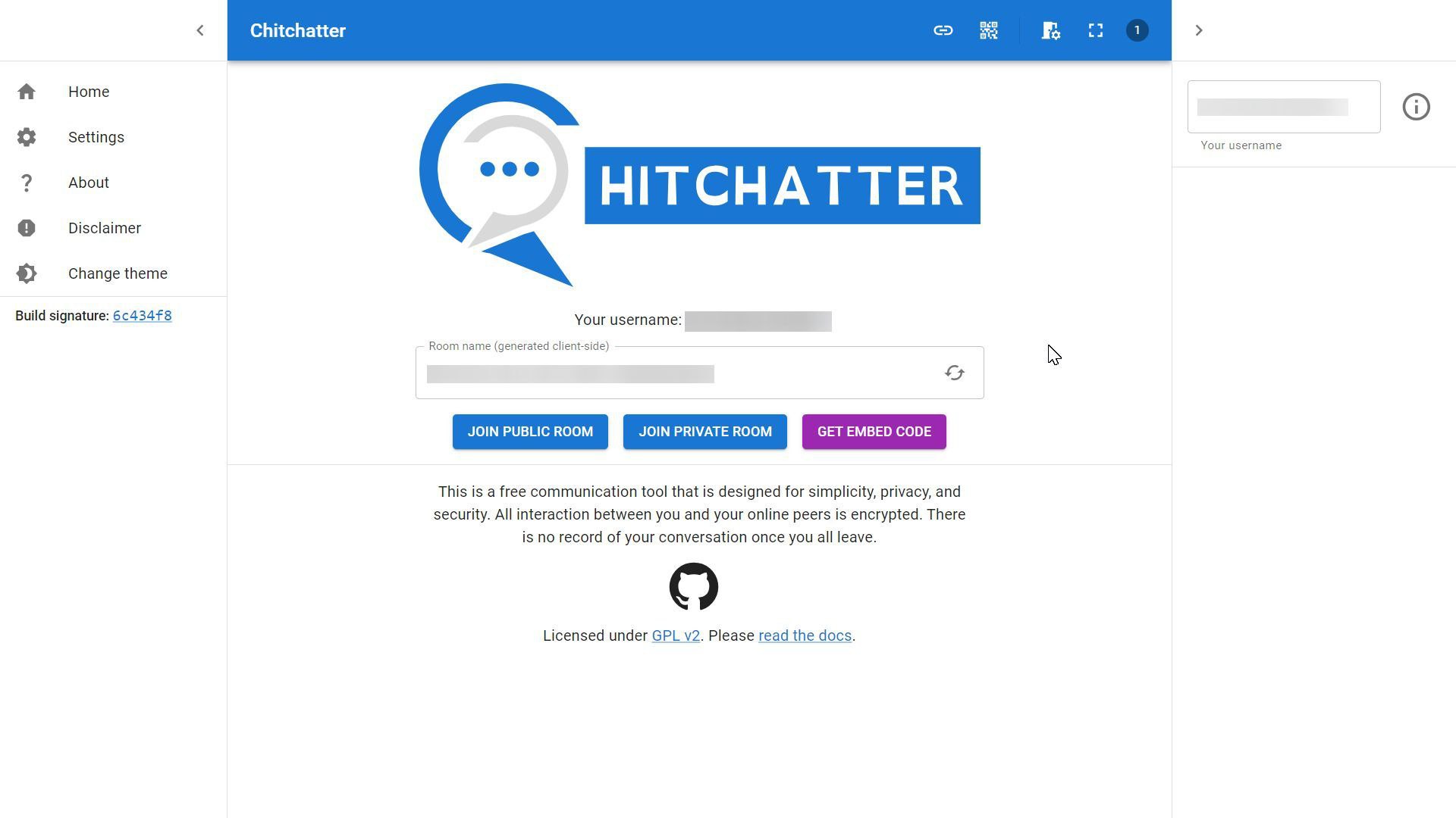 ChitChatter — эфемерный приватный чат в браузере