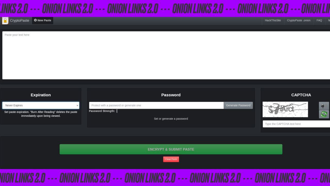 CryptoPaste — secure PasteBin service