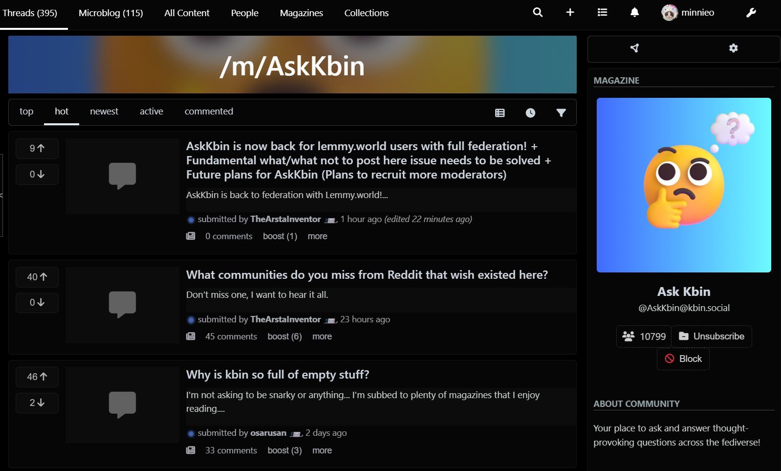 Cover Image Децентрализованные соцсети. Kbin