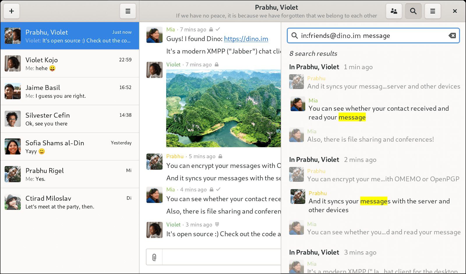 Dino — простой, надежный клиент Jabber