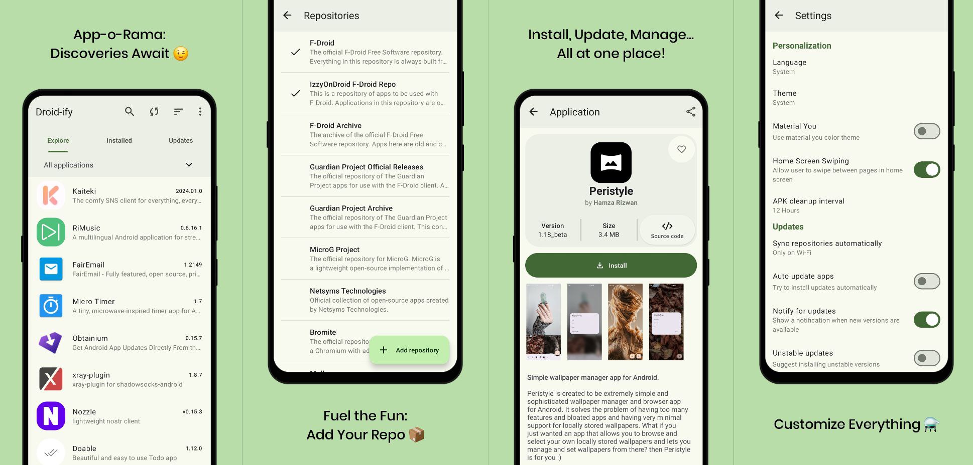 Droid-ify — кристализированный F-Droid