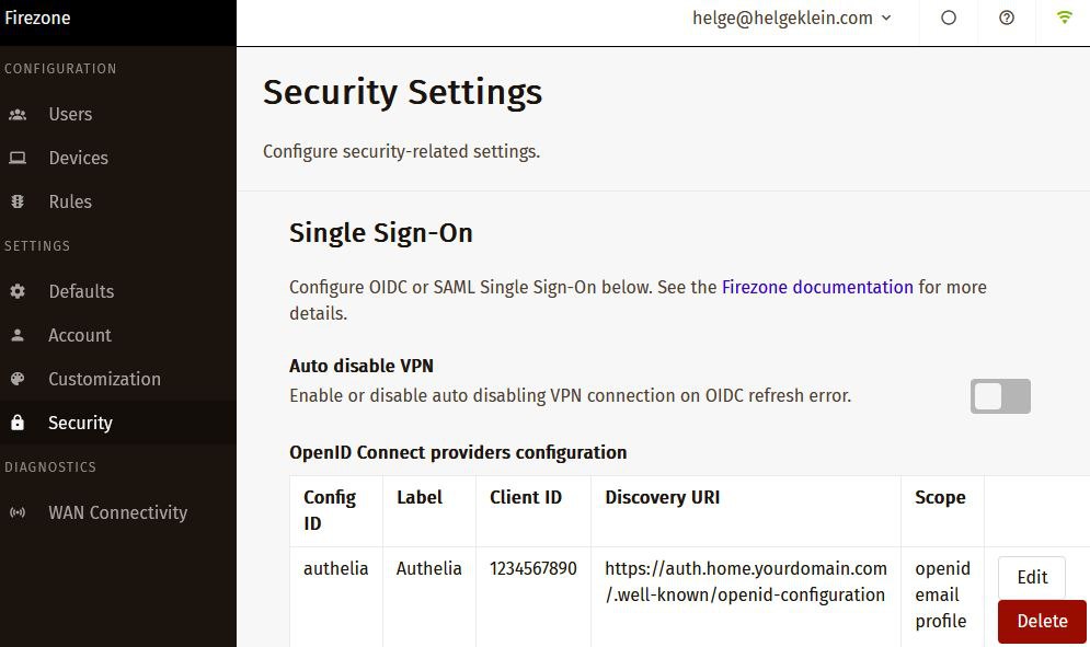 Firezone — WireGuard на максималках