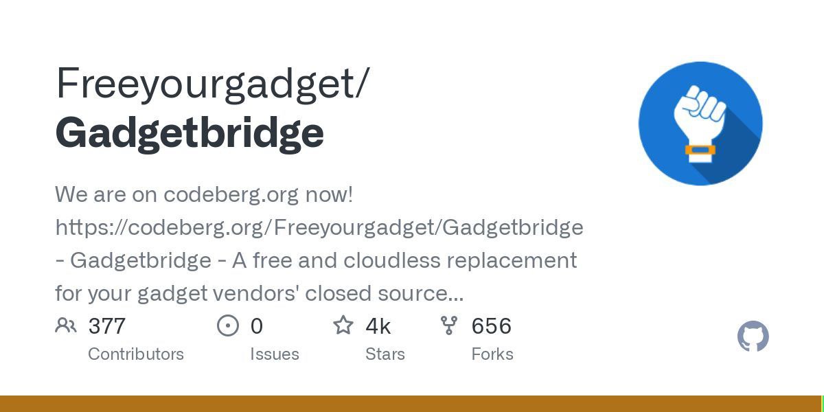 Gadgetbridge — связываем носимые устройства правильно