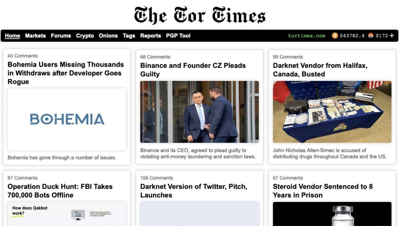 Главный луковый таблоид — The Tor Times