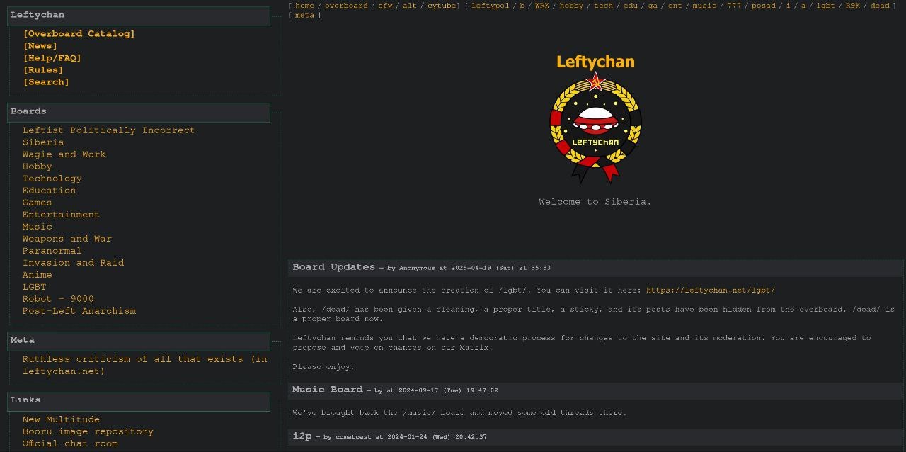 Leftychan — борда от левых для левых