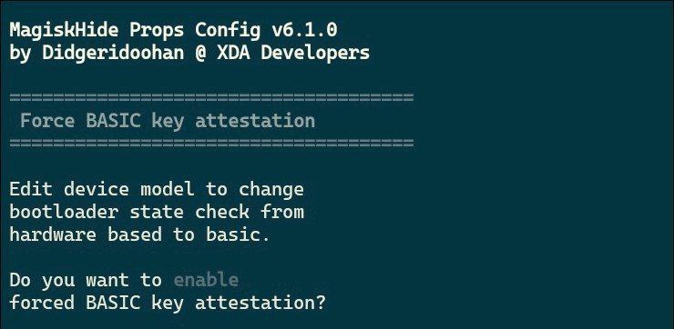 MagiskHide Props Config — маскируем Android
