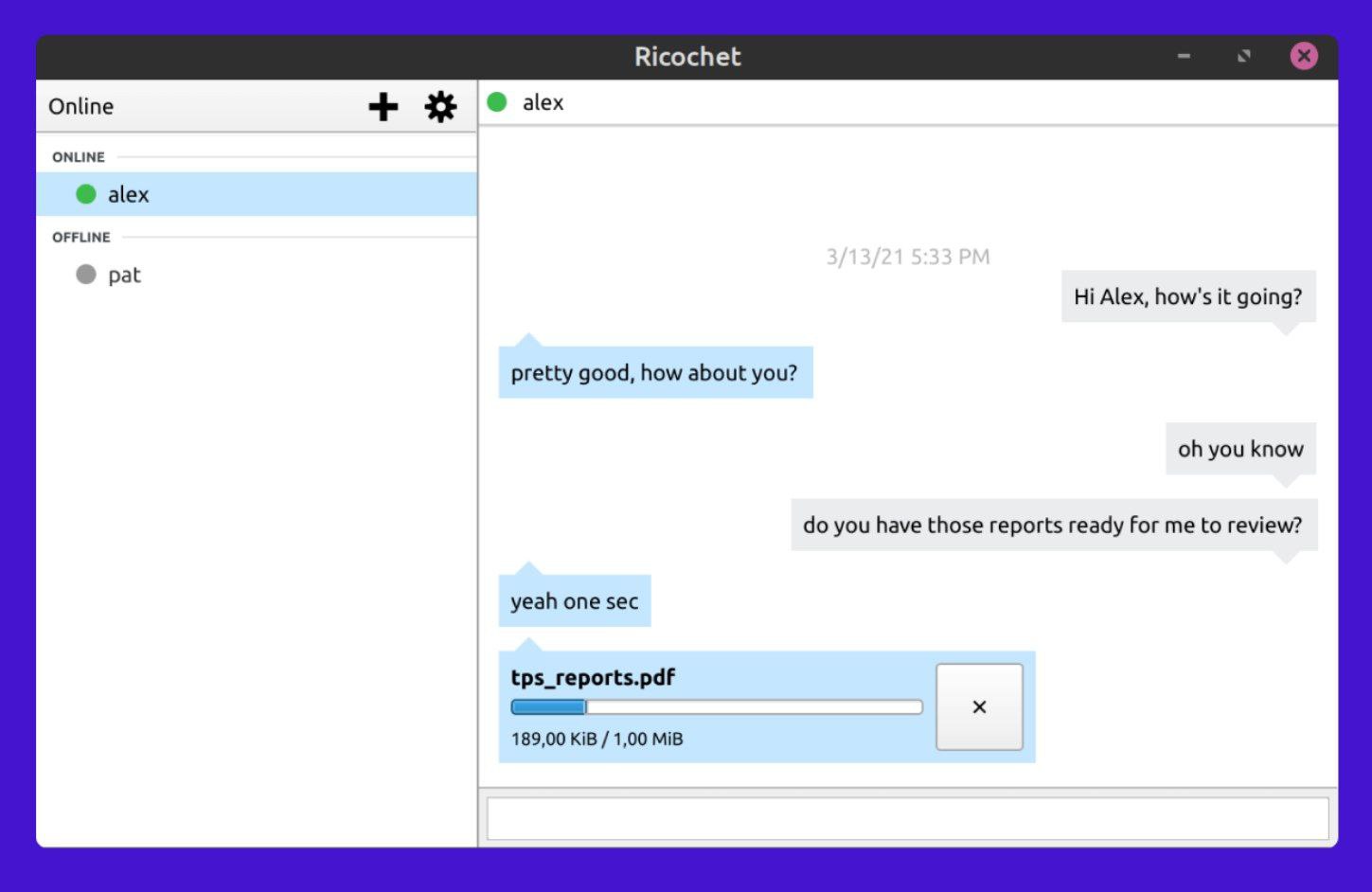 Минималистичный P2P-мессенджер — Ricochet Refresh