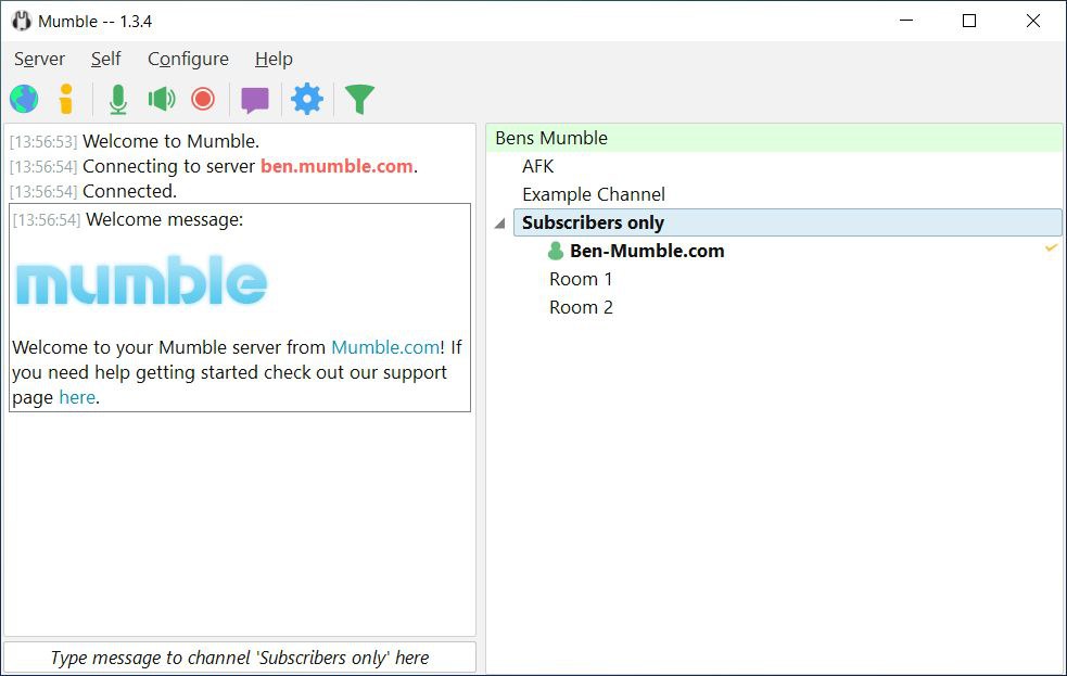 Mumble — свободная альтернатива Discord