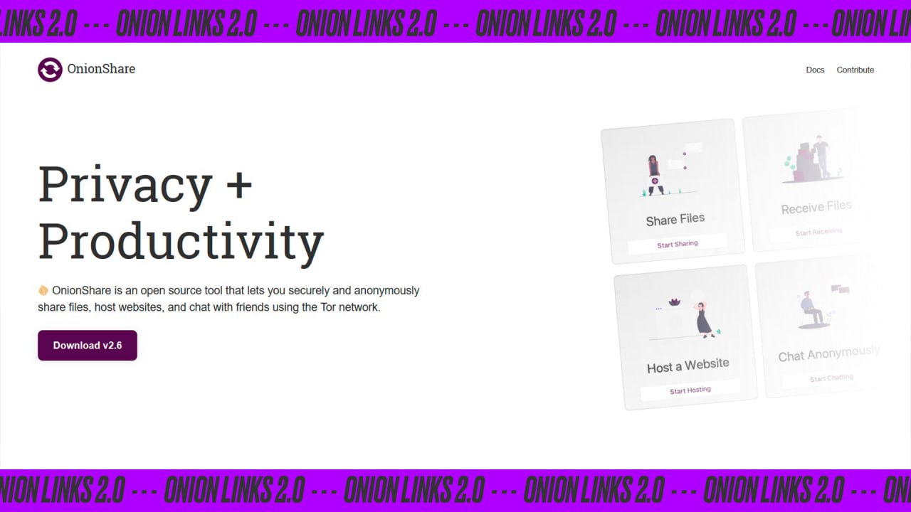 OnionShare — анонимный файлообменник