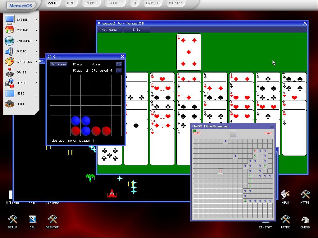 Операционная система для АСМатиков — MenuetOS