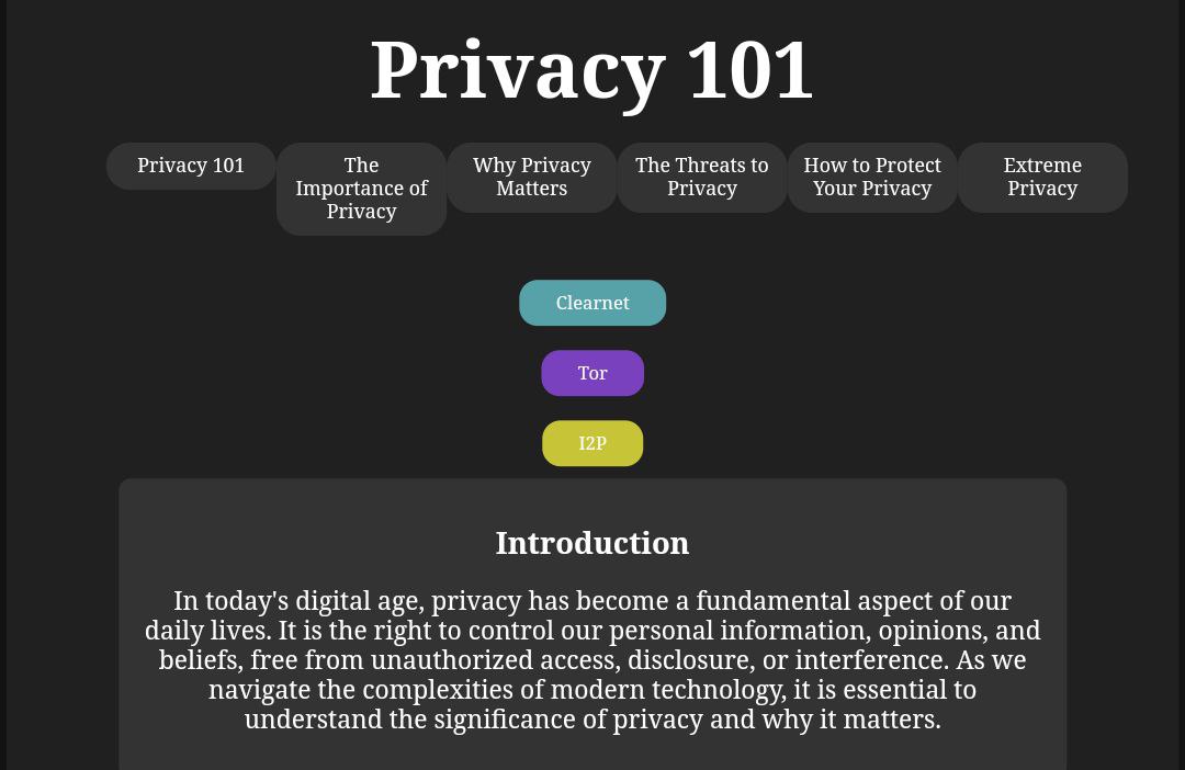 Privacy 101 — приватность и с чем её едят
