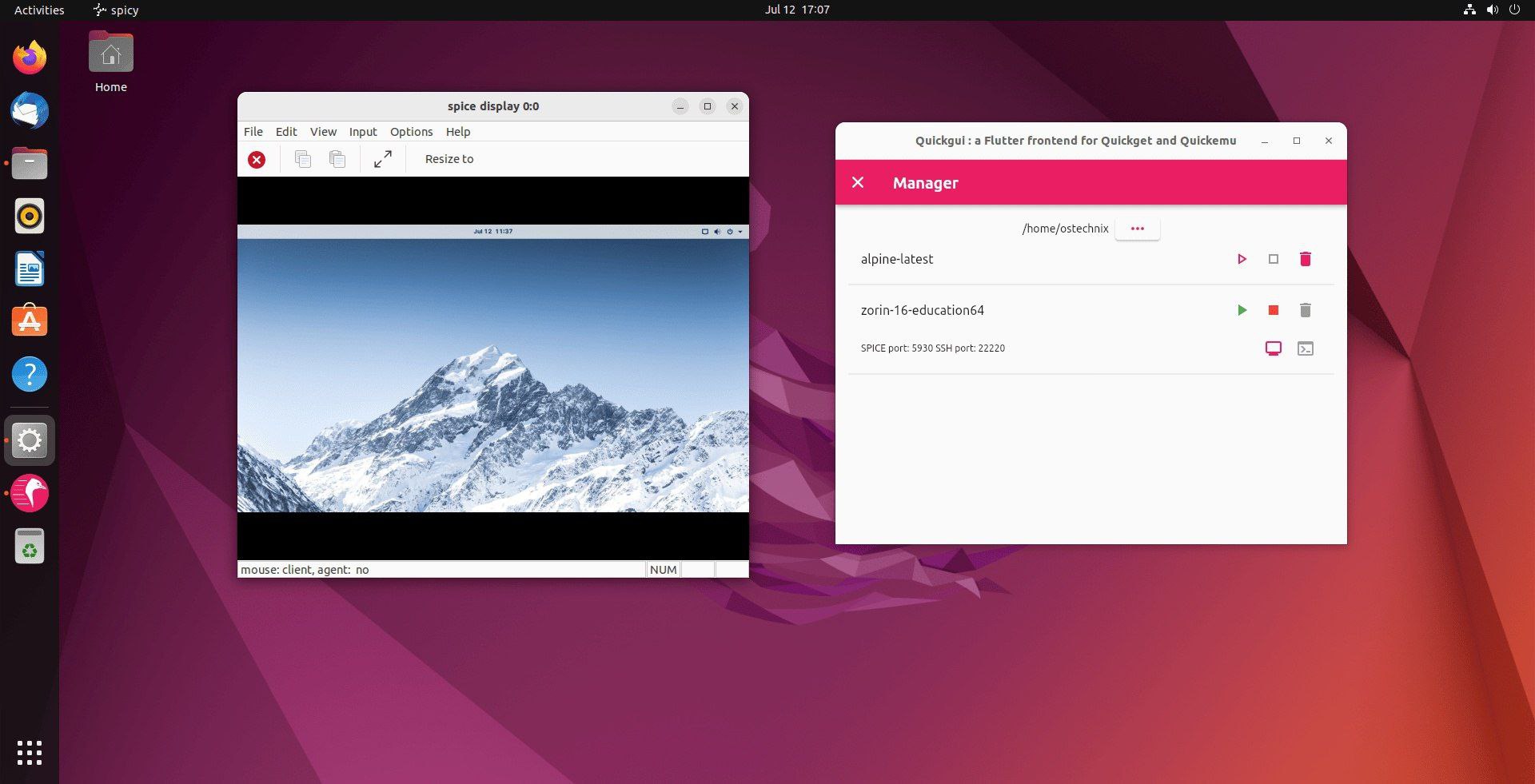 Quickemu/Quickgui — KVM/QEMU в два клика