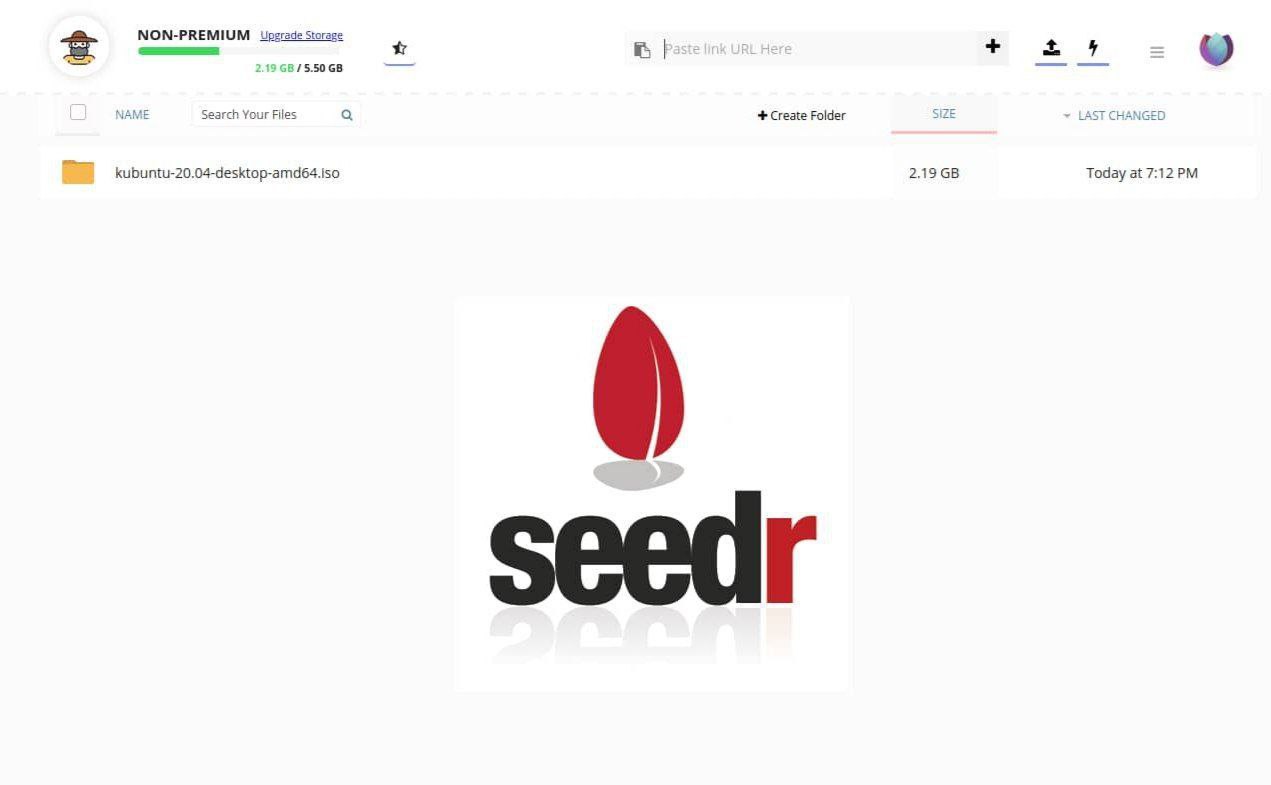 Seedr — анонимный торрент-сервер