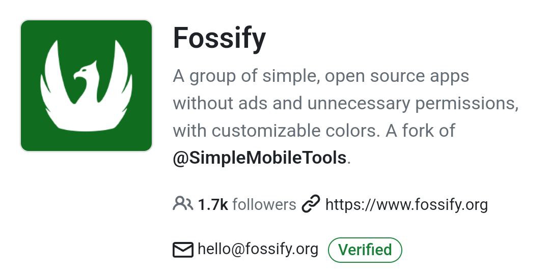 Спасение Simple Mobile Tools — Fossify