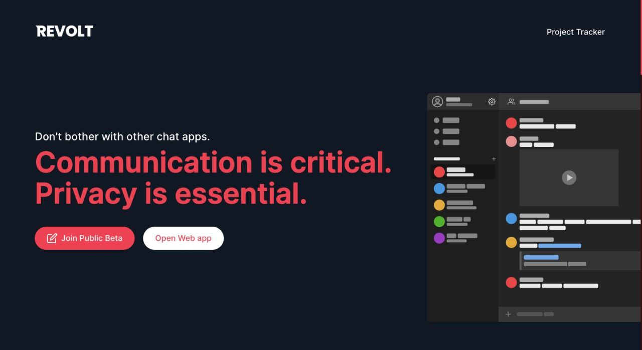 Cover Image Свободный Discord — Revolt