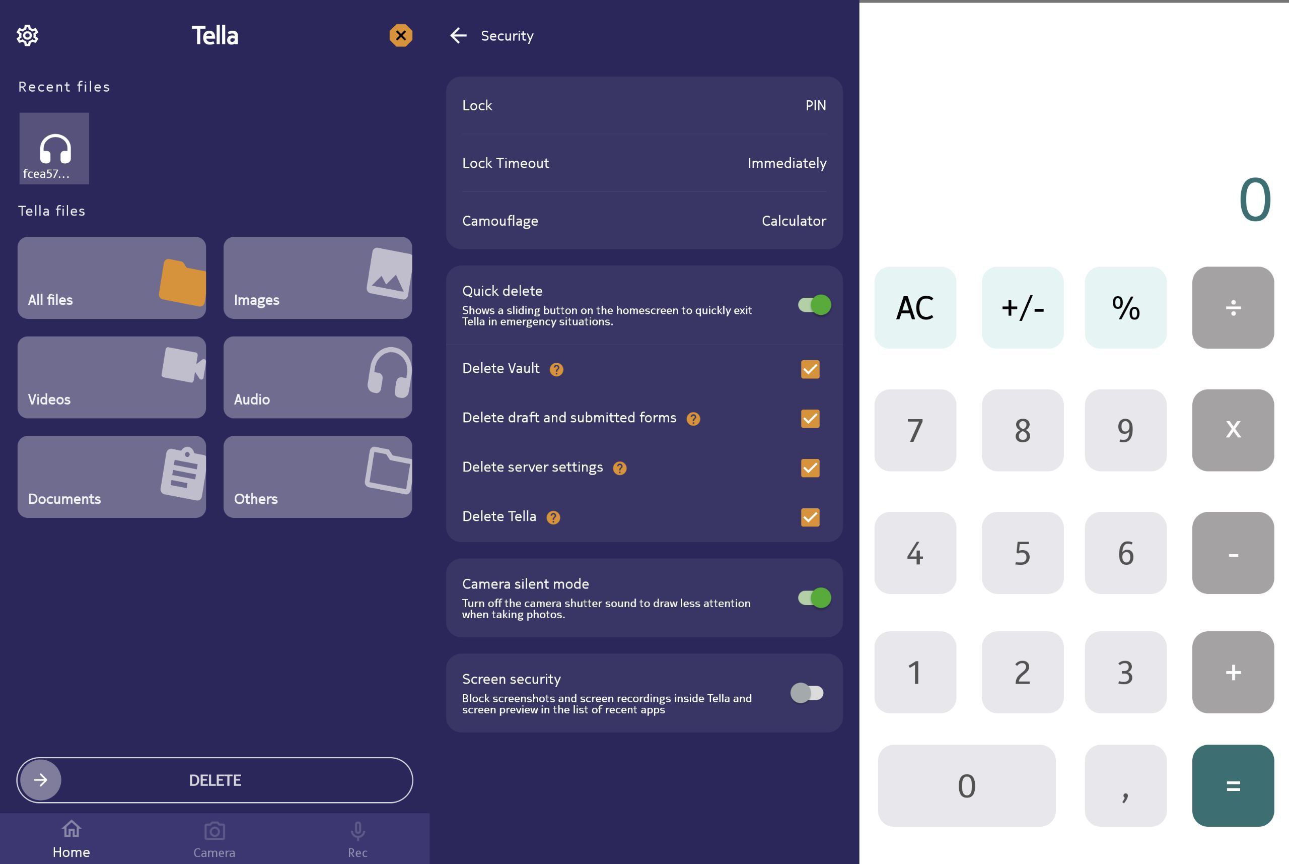 Tella — приложение-контейнер