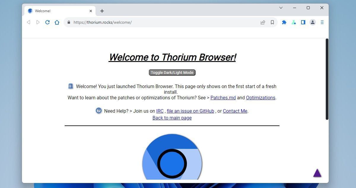Thorium — быстрый браузер для медленного железа