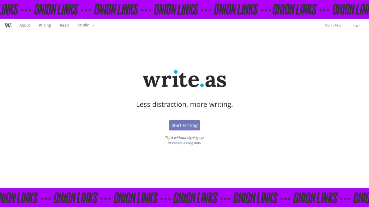 Write As — платформа для ведения блога